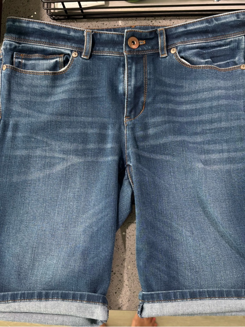 J. Jill Blue Denim Jean Shorts